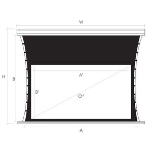 Экран для проектора Ligra TENSIONED SCREEN, HDTV, 16:9, 158x89, 71