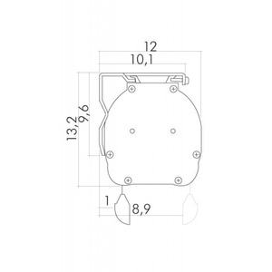 Экран для проектора Ligra TENSIONED SCREEN, HDTV, 16:9, 208x117, 94