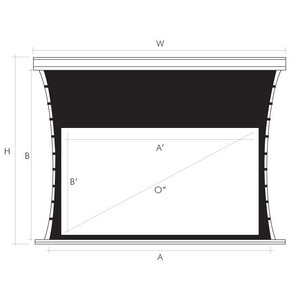 Экран для проектора Ligra TENSIONED SCREEN, HDTV, 16:9, 258x145, 117