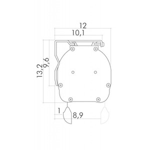 Экран для проектора Ligra TENSIONED SCREEN, HDTV, 16:9, 258x145, 117