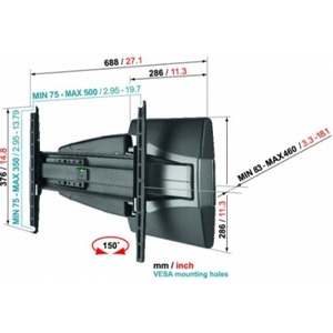 Кронштейн фиксированный Vogels EFW8245