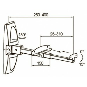 Кронштейн для акустической системы Kromax Techno-170