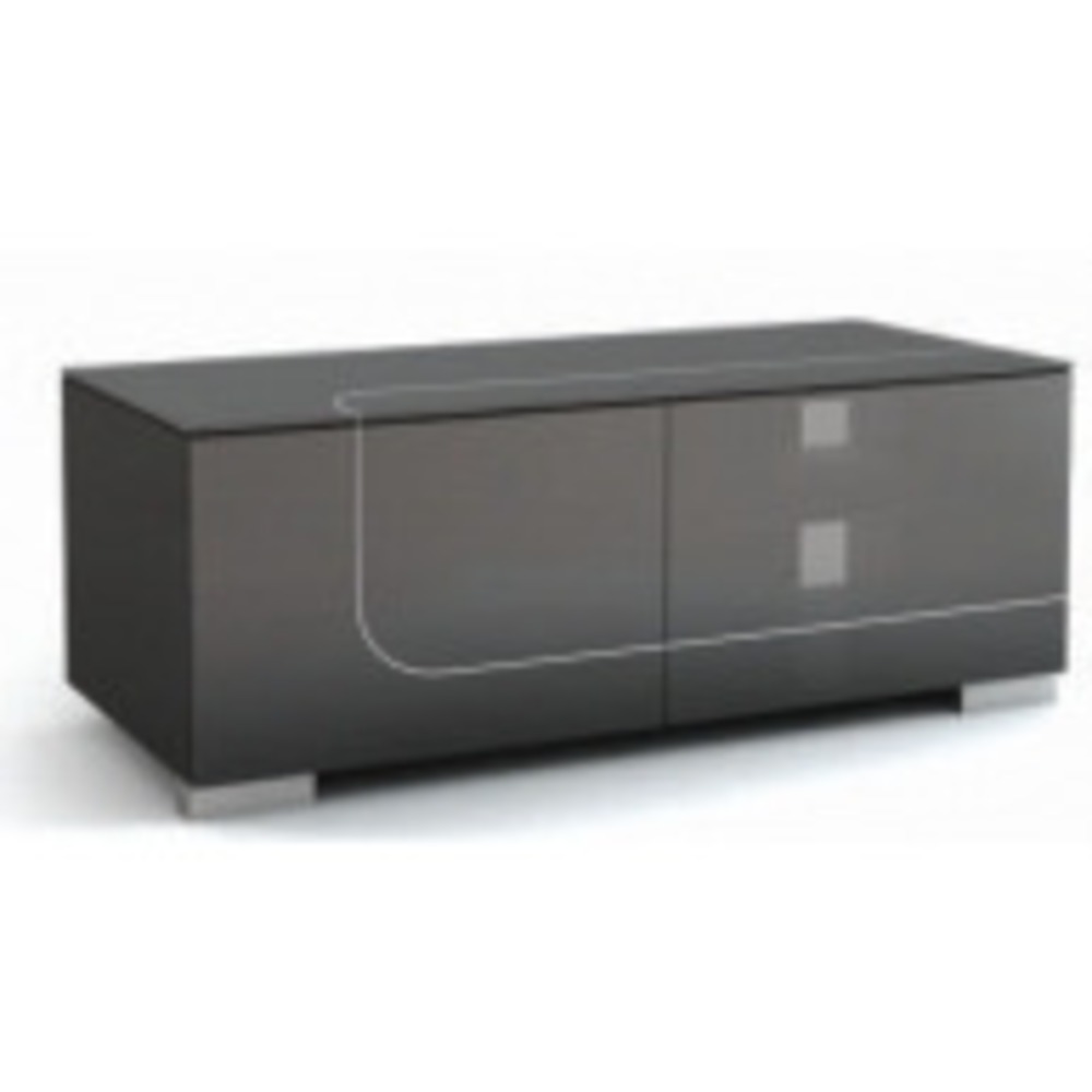 Тумба для ТВ MetalDesign MD 506.1213 Planima дымч стекло черный
