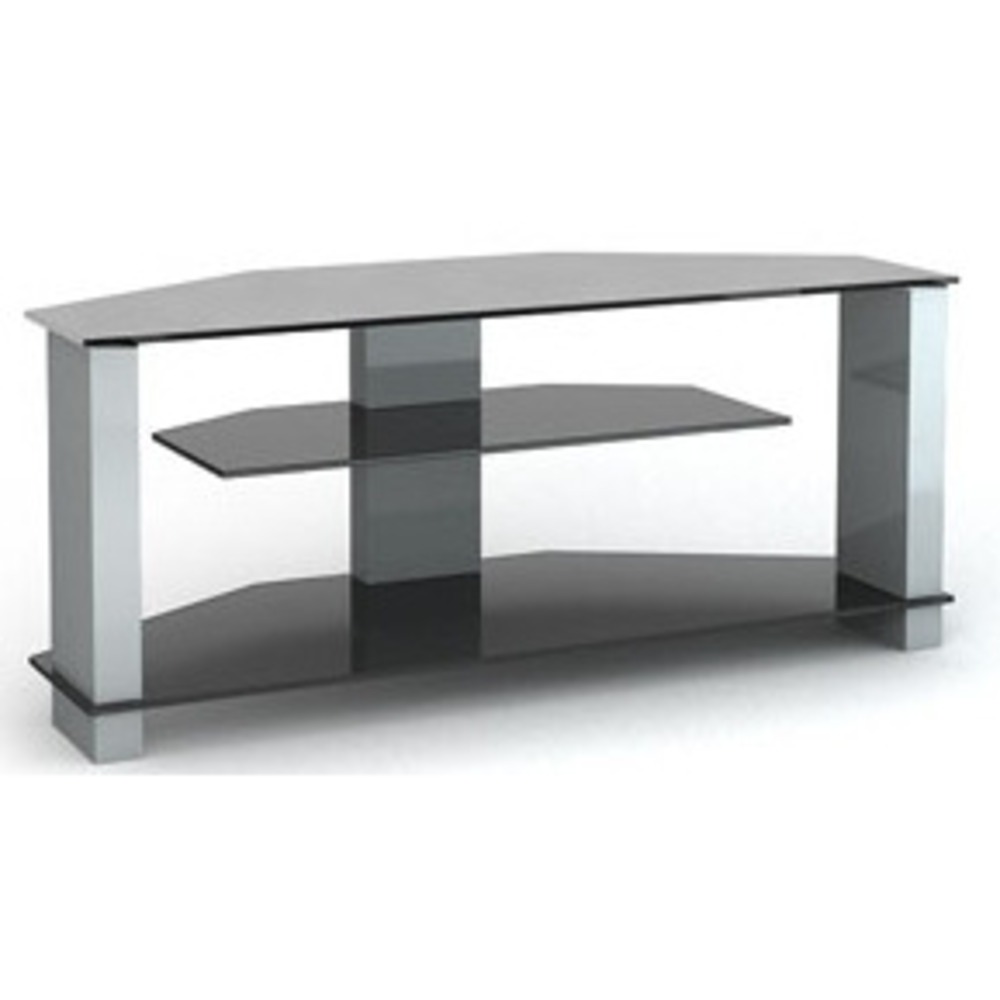 Тумба для ТВ MetalDesign MetalDesign MD 517.1030 дымчатое стекло-черный