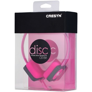 Наушники накладные классические Cresyn C515H Розовый