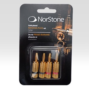 Разъем Банана Norstone Banana Plugs Gold Set-4