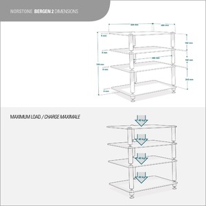 Hi-Fi стойка Norstone Bergen 2