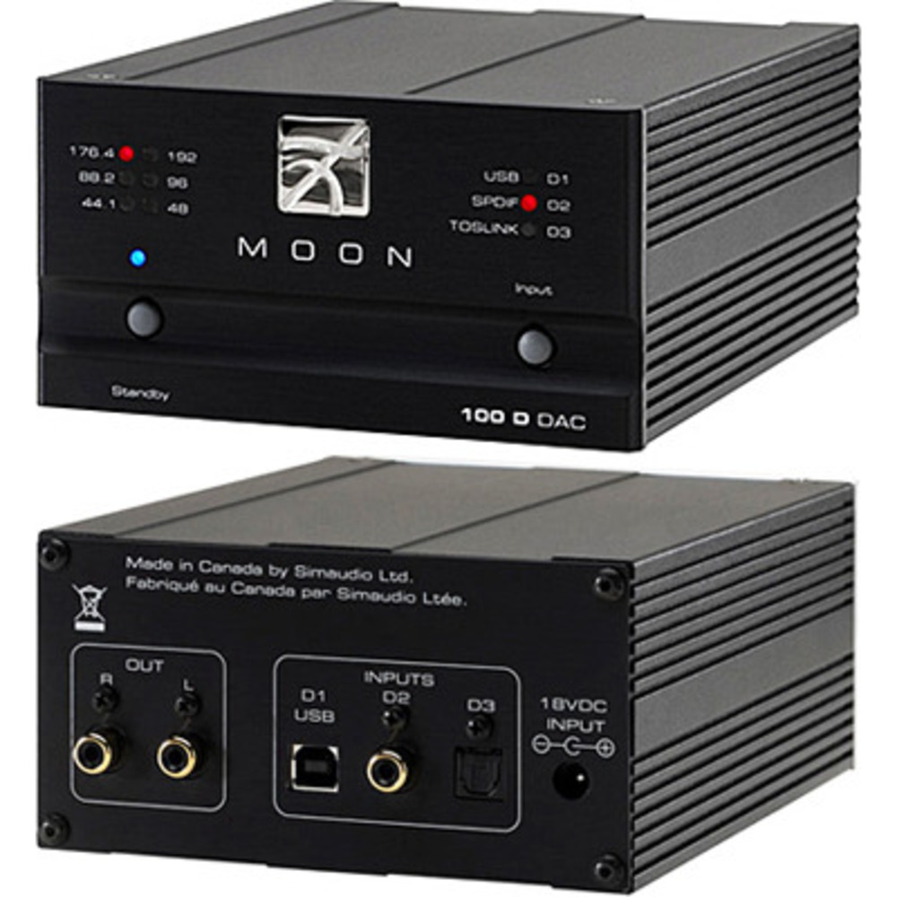 ЦАП транзисторный SIMaudio Moon 100D DAC Black