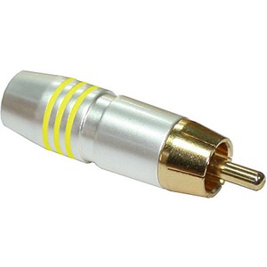 Разъем RCA (Папа) Ultimate Audio UA-02 Yellow