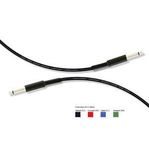 Кабель аудио 1xJack - 1xJack MrCable AIJ-03-GA Black 3.0m