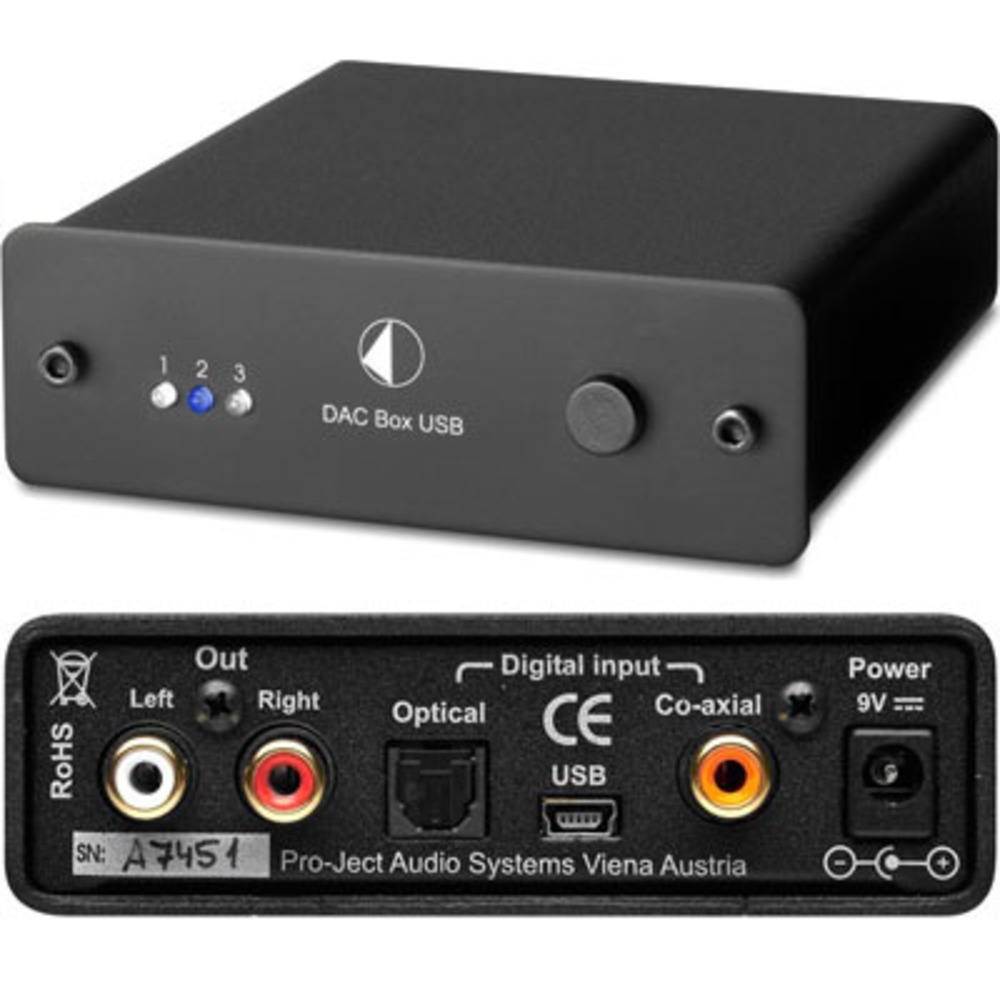 ЦАП транзисторный Pro-Ject DAC Box USB Black