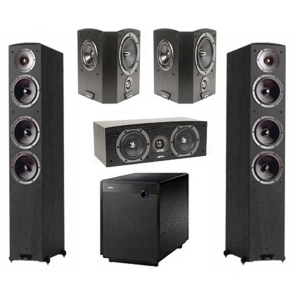 Комплект акустических систем Jamo C 607PDD Black