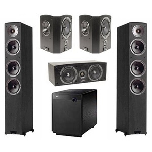 Комплект акустических систем Jamo C 607PDD Black