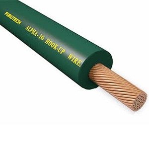 Кабель акустический с катушки для внутренней разводки Furutech Alpha-16 Green Hook-UP Wire
