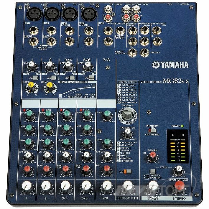 Yamaha mg 82cx стерео резисторы маркировка Купить Yamaha MG82CX аналоговый микшер в каталоге интернет магазина BIGtv по низ