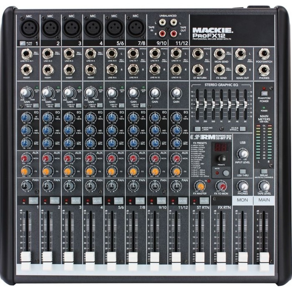 Аналоговый микшер MACKIE ProFX12