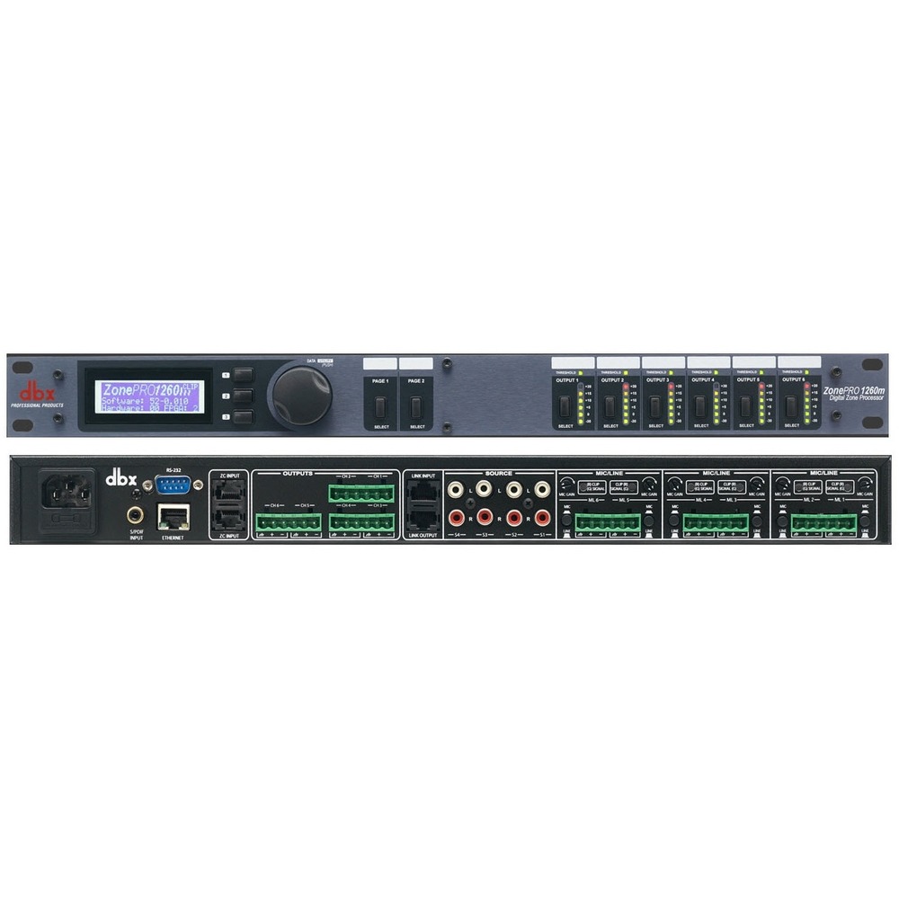 Контроллер/аудиопроцессор DBX ZonePRO 1260m