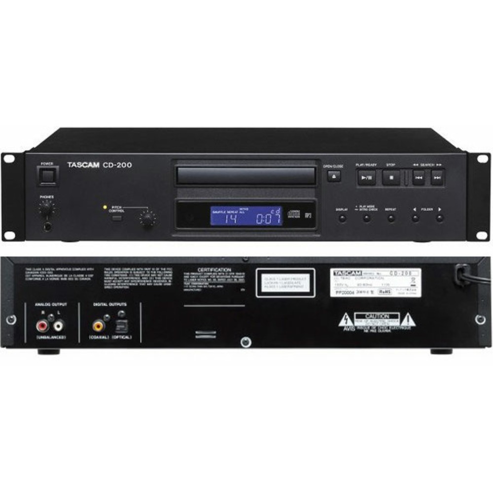 Студийный рекордер/проигрыватель TASCAM CD-200