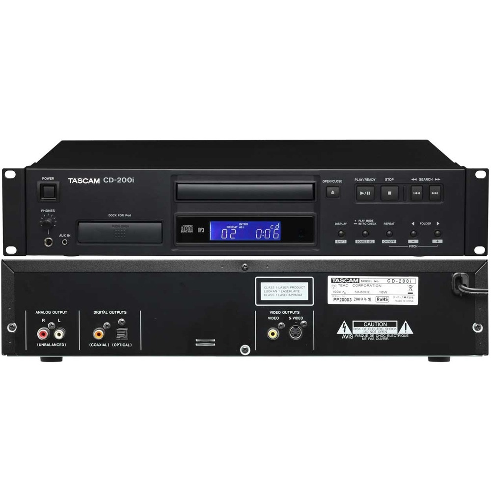 Студийный рекордер/проигрыватель TASCAM CD-200iB