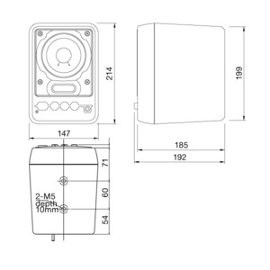 Студийный монитор активный Yamaha MS-101III