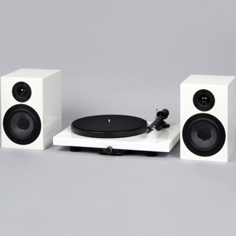 Проигрыватель винила Pro-Ject Juke Box Piano White SET