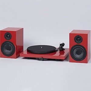 Проигрыватель винила Pro-Ject Juke Box Piano Red SET