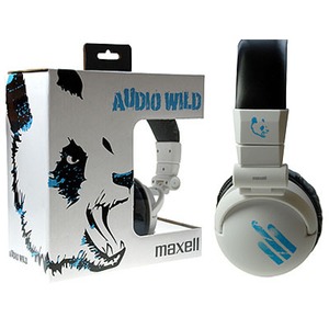 Наушники мониторные классические Maxell Audio Wild Ice Blue