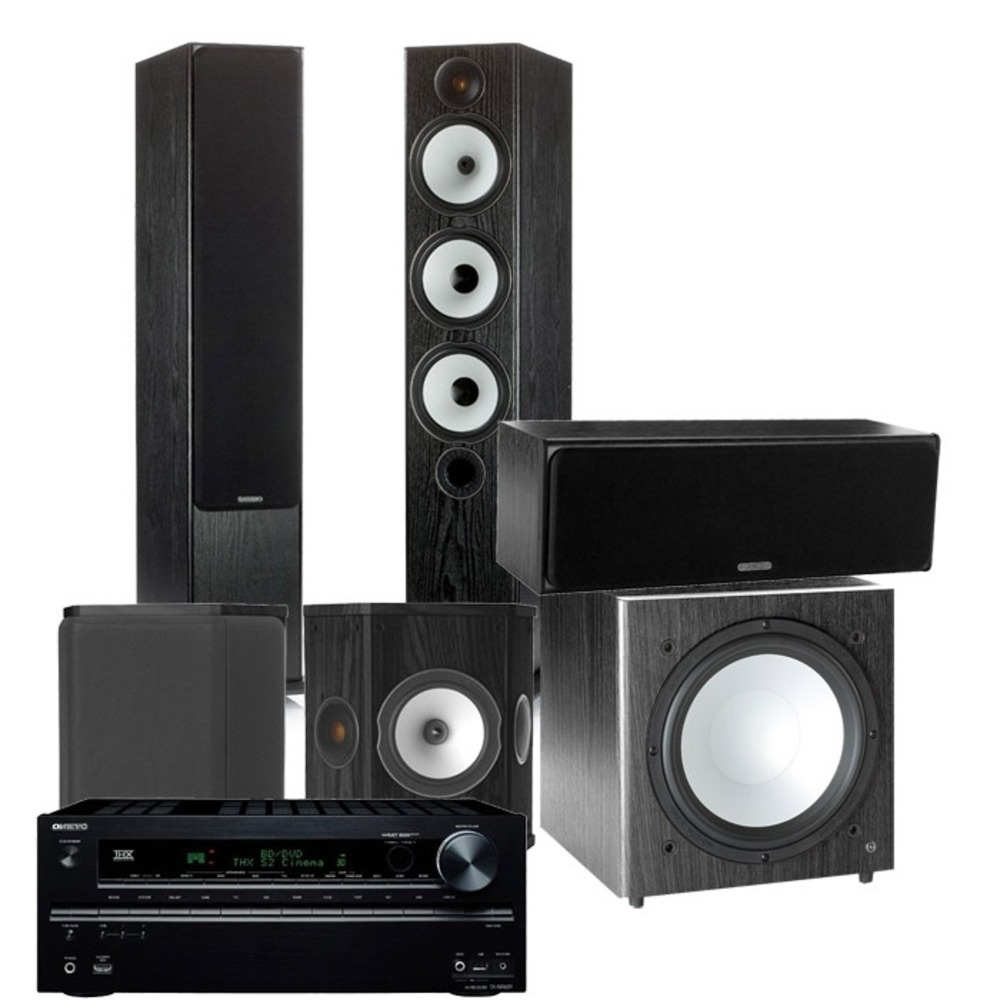 Комплект акустических систем Monitor Audio Bronze BX6 AV10 + Onkyo TX-NR609
