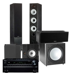 Комплект акустических систем Monitor Audio Bronze BX6 AV10 + Onkyo TX-NR609