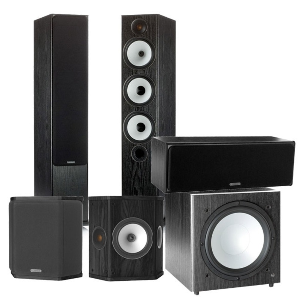 Комплект акустических систем Monitor Audio Bronze BX6 AV10 Black Oak