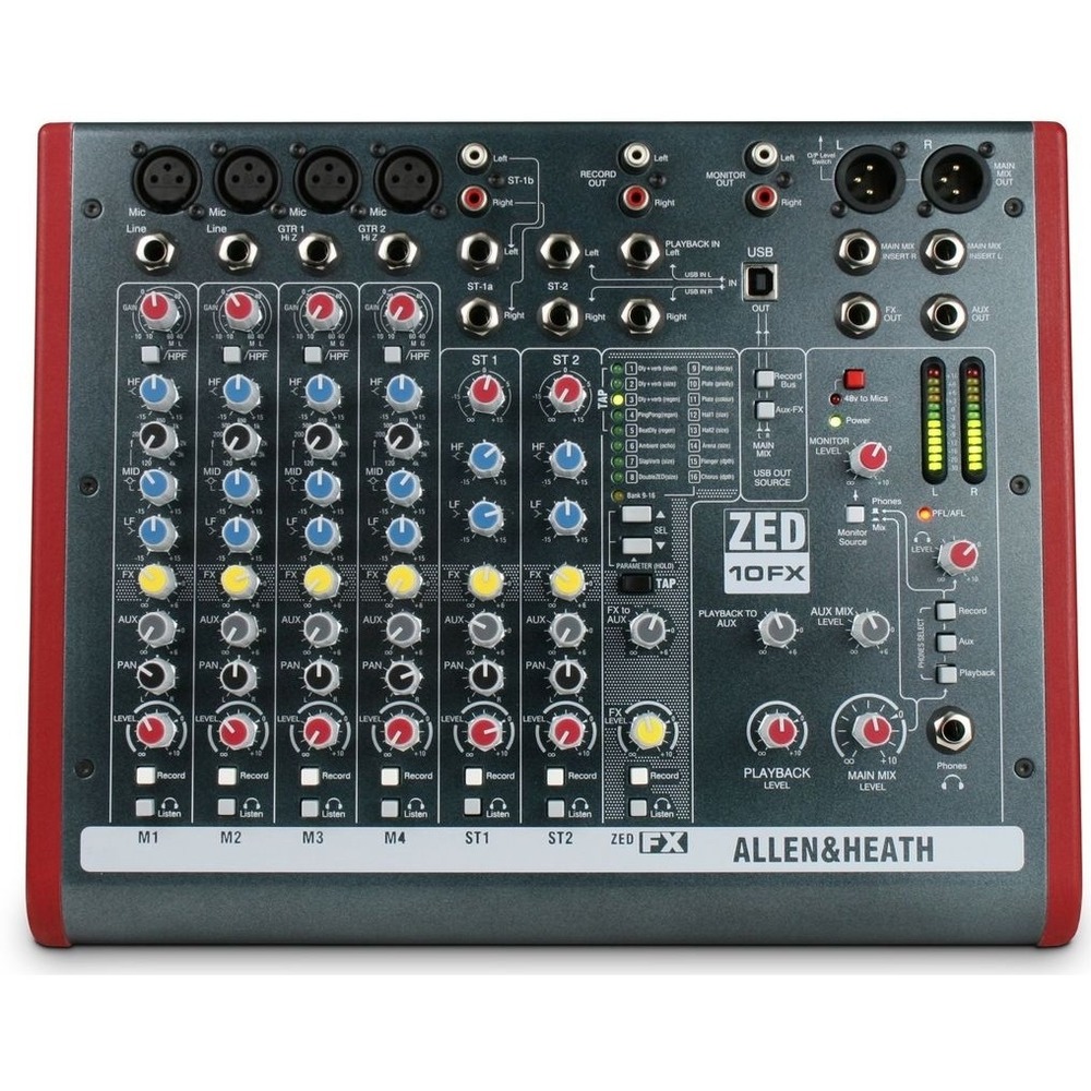 Аналоговый микшер Allen & Heath ZED10FX