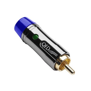 Разъем RCA (Папа) QED (P-QEDPCVRCA/12) Performance Component RCA Plug Green