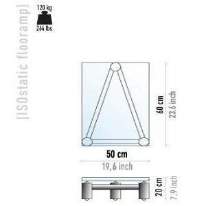 Hi-Fi стойка Music Tools ISOstatic Flooramp Silver