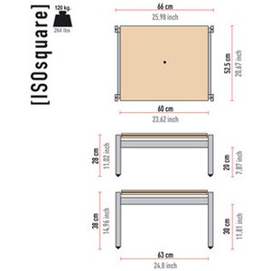 Hi-Fi стойка Music Tools ISOsquare White Oak