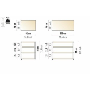 Hi-Fi стойка Music Tools Alica 4/100 White Lacque