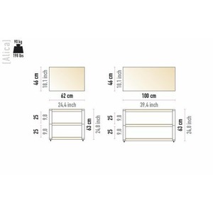 Hi-Fi стойка Music Tools Alica 2/160 Cherry