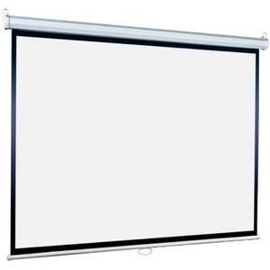 Экран для дома, настенно потолочный с электроприводом Lumien Master Control 184 x 220 Matte White Fiber Glass LMC-100113