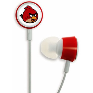 Наушники внутриканальные классические Gear4 Angry Birds Headphones Red Bird