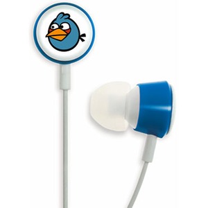 Наушники внутриканальные классические Gear4 Angry Birds Headphones Blue Bird