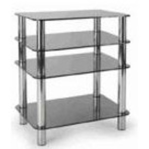 Hi-Fi стойка MetalDesign MD 108-4 дымчатое стекло-серебристый