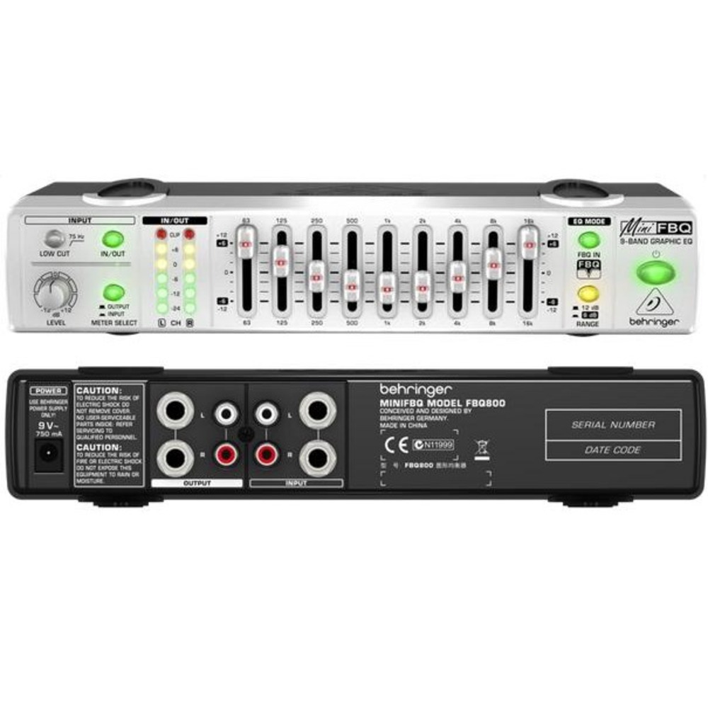 Эквалайзер Behringer FBQ 800 MINIFBQ