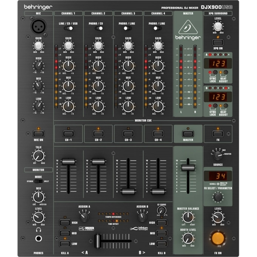 DJ микшерный пульт Behringer DJX900USB PRO MIXER