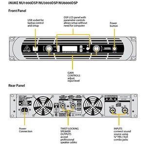 Усилитель мощности (концертный) Behringer NU1000 INUKE