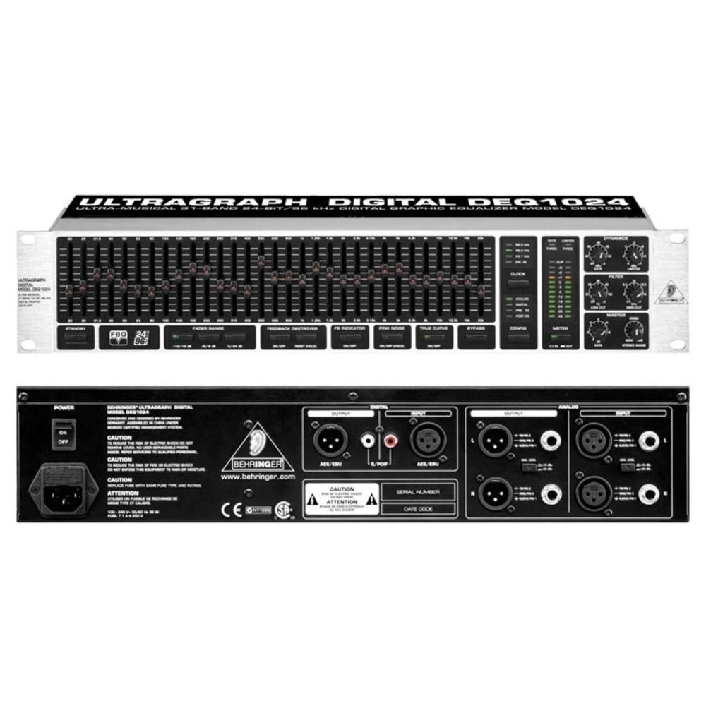 Эквалайзер Behringer DEQ 1024 ULTRAGRAPH DIGITAL