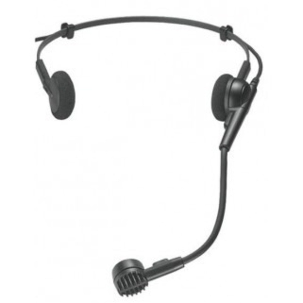 Микрофон с оголовьем черного цвета Audio-Technica PRO8HEcW
