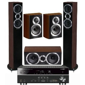 Домашний кинотеатр Wharfedale Diamond 10 SCP Wenge + Yamaha RX-V 571 Black