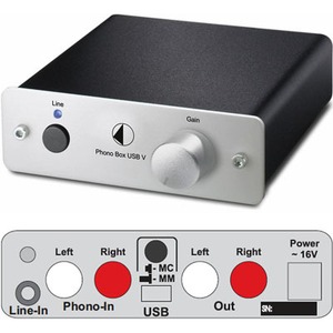 Фонокорректор Pro-Ject Phono Box USB V Silver