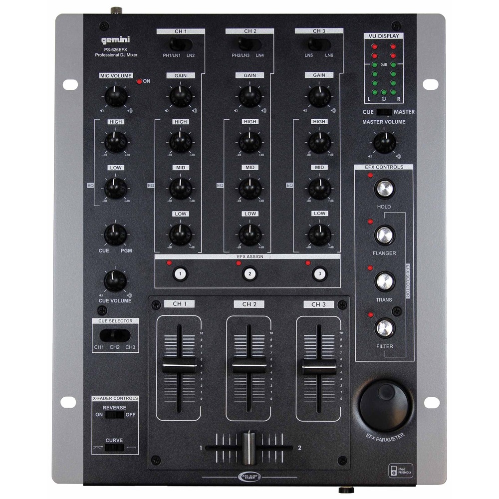 DJ микшерный пульт Gemini PS-626EFX