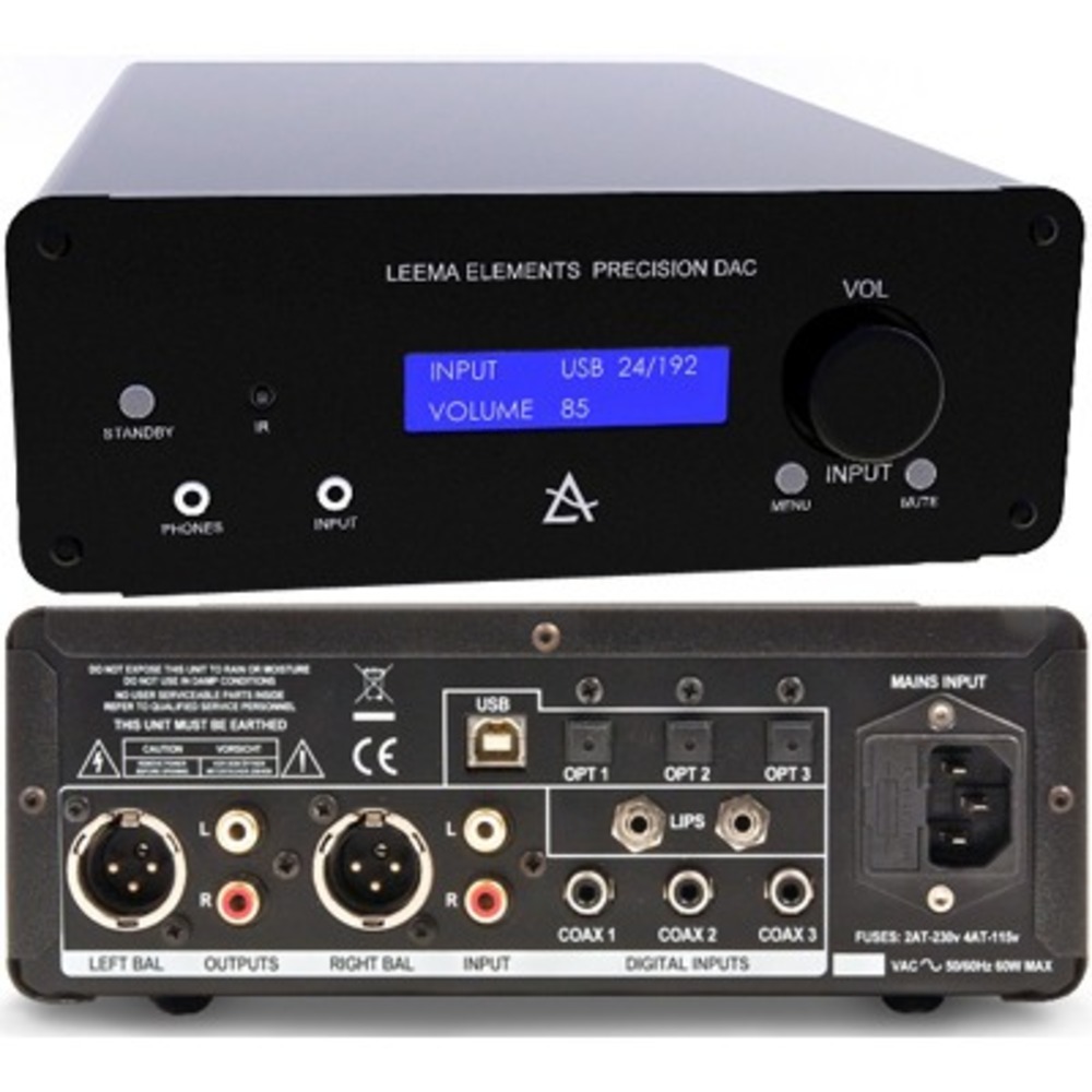ЦАП транзисторный Leema Acoustics Elements DAC Black