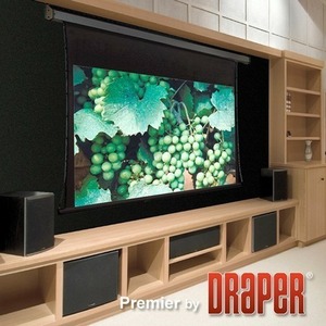 Экран для дома, настенно потолочный с электроприводом Draper Premier HDTV (9:16) 234/92 114*203 XT1000V (M1300) ebd 12 case black